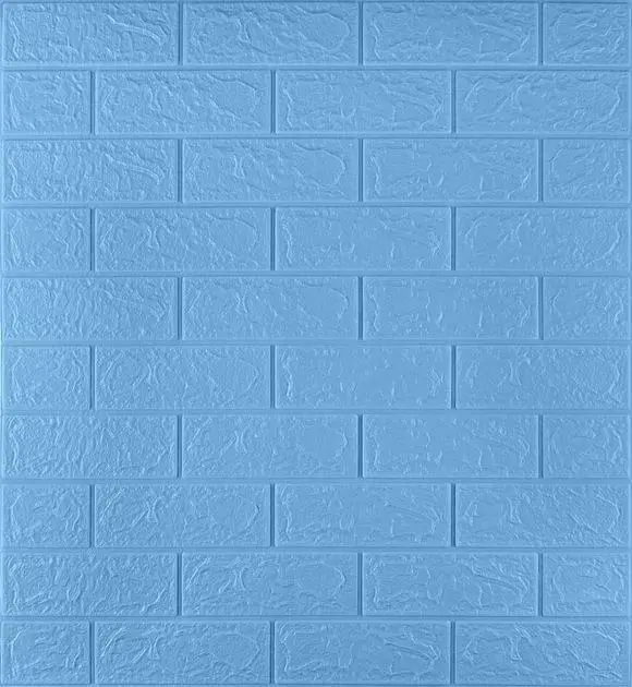 3D-панель декоративна самоклеюча під цеглу 700x770x3 мм Бірюза (BN3-025) - фото 1