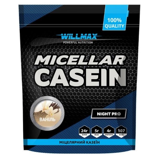 Протеїн Willmax Micellar Casein Vanilla 900 г/30 servings (000021909)