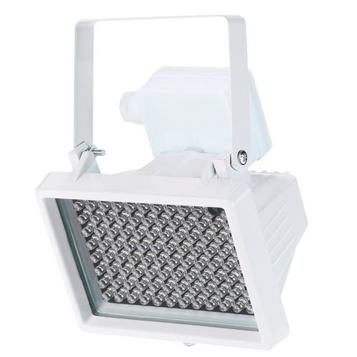 Прожектор инфракрасный ИК для камер 96LED 60м уличный, белый