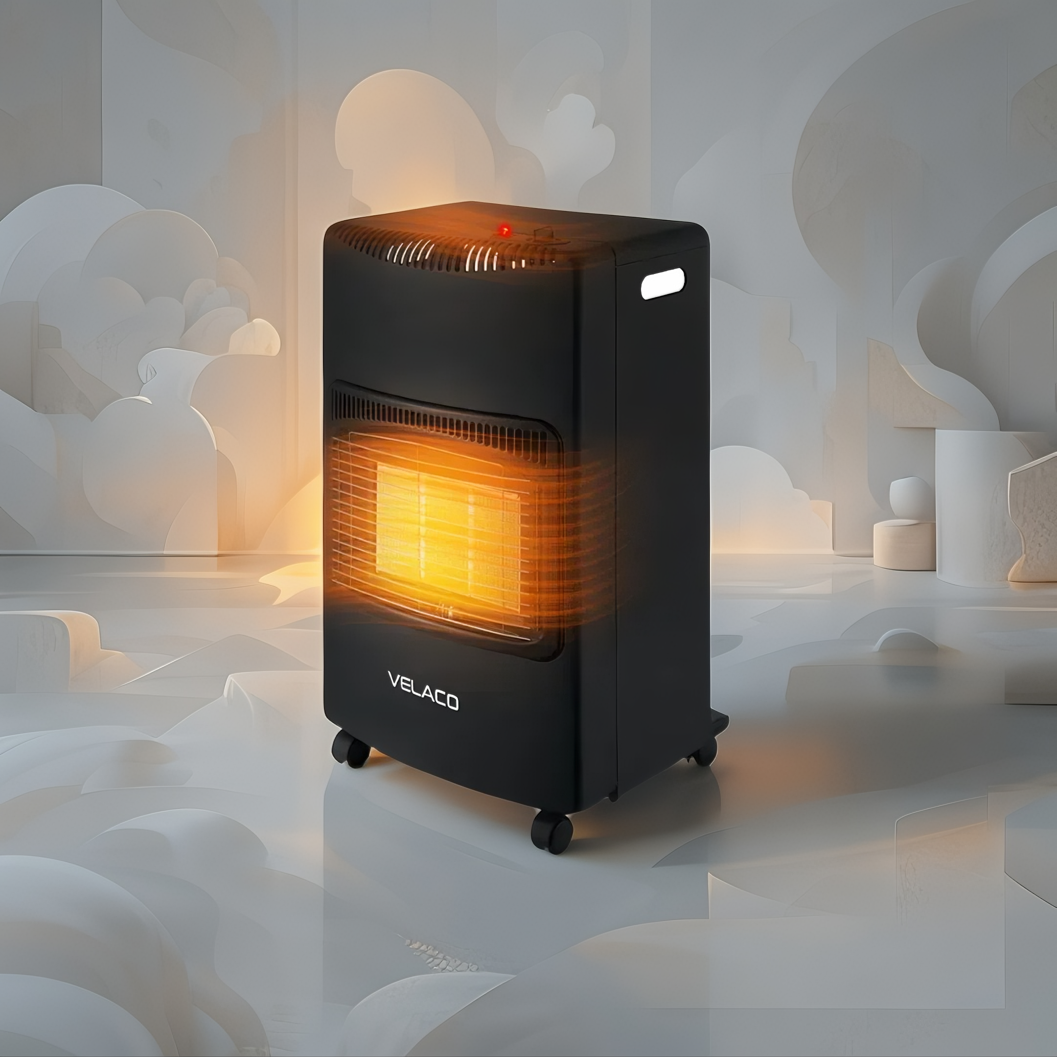 Газовый обогреватель Velaco Eco-One 4.2 кВт 3 уровня мощности 1500/2750/4200 Вт с редуктором (ECO-ONE (7)))