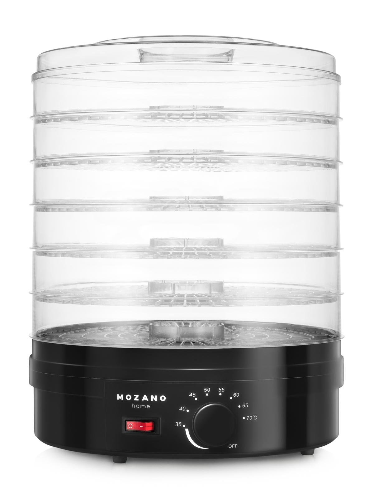 Сушка дегидратор Mozano Food Dehydrator 500W Black (50523)