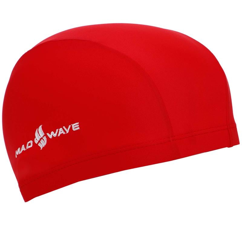 Шапочка для плавання Mad Wave Lycra Junior M052001 Червоний (60444189) - фото 3