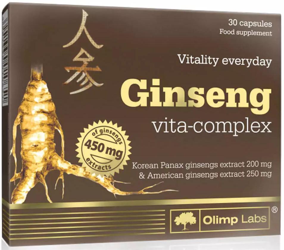 Добавка Olimp Ginseng Vita Complex Женьшень 30 капсул