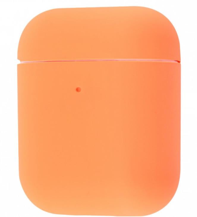 Чехол для наушников силиконовый Silicone Case for AirPods Orange