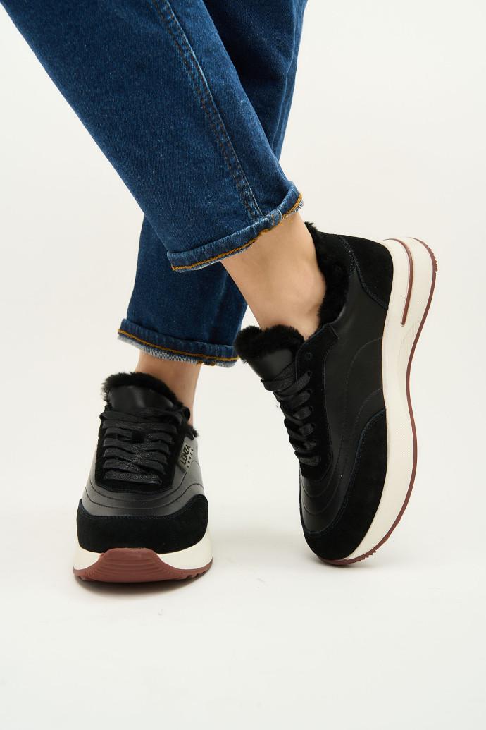 Кроссовки женские зимние LONZA р. 41 Черный (178542) - фото 2