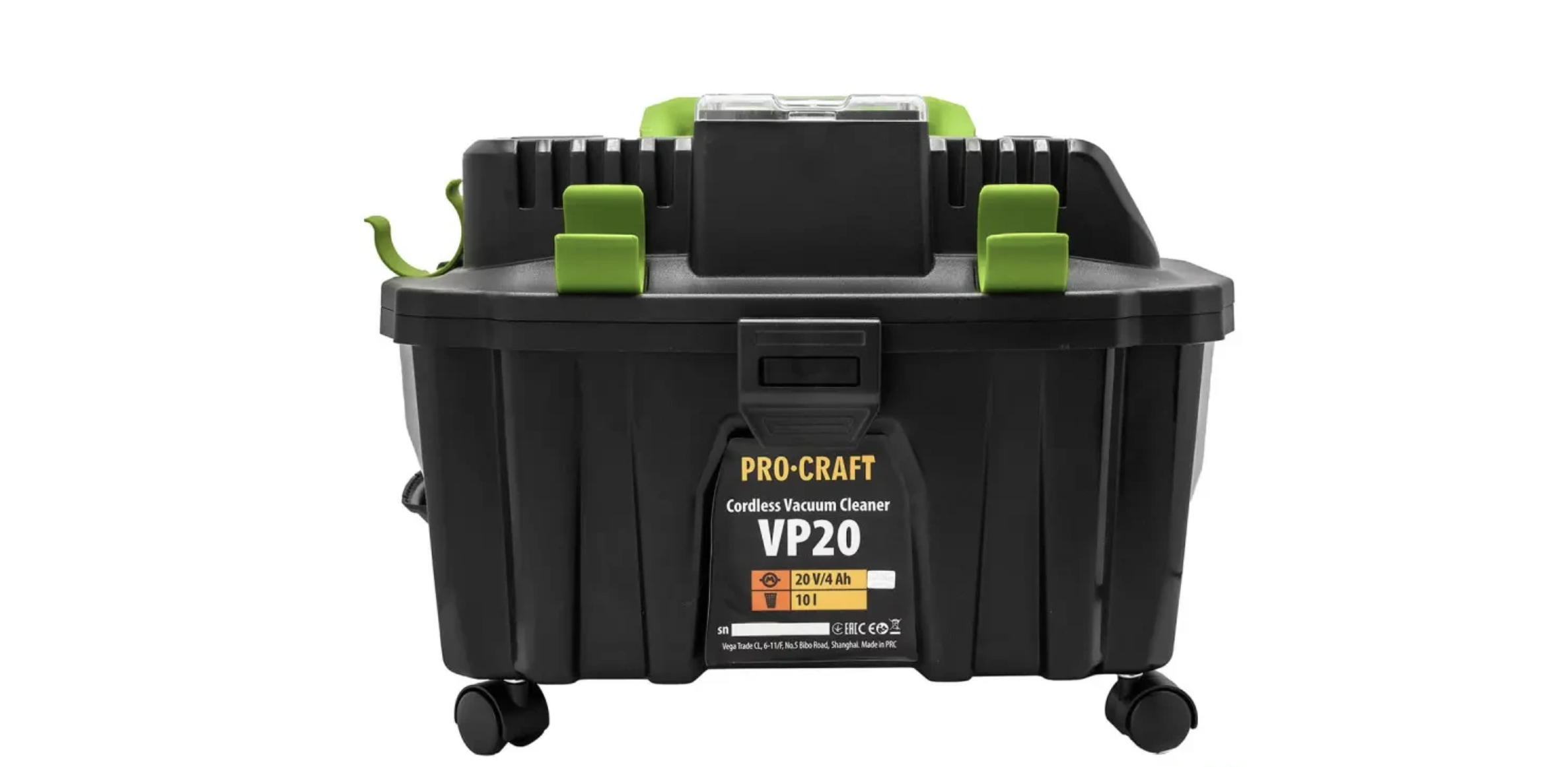 Пылесос строительный аккумуляторный ProCraft VP20 с АКБ 20/4 и ЗУ (3112043340)