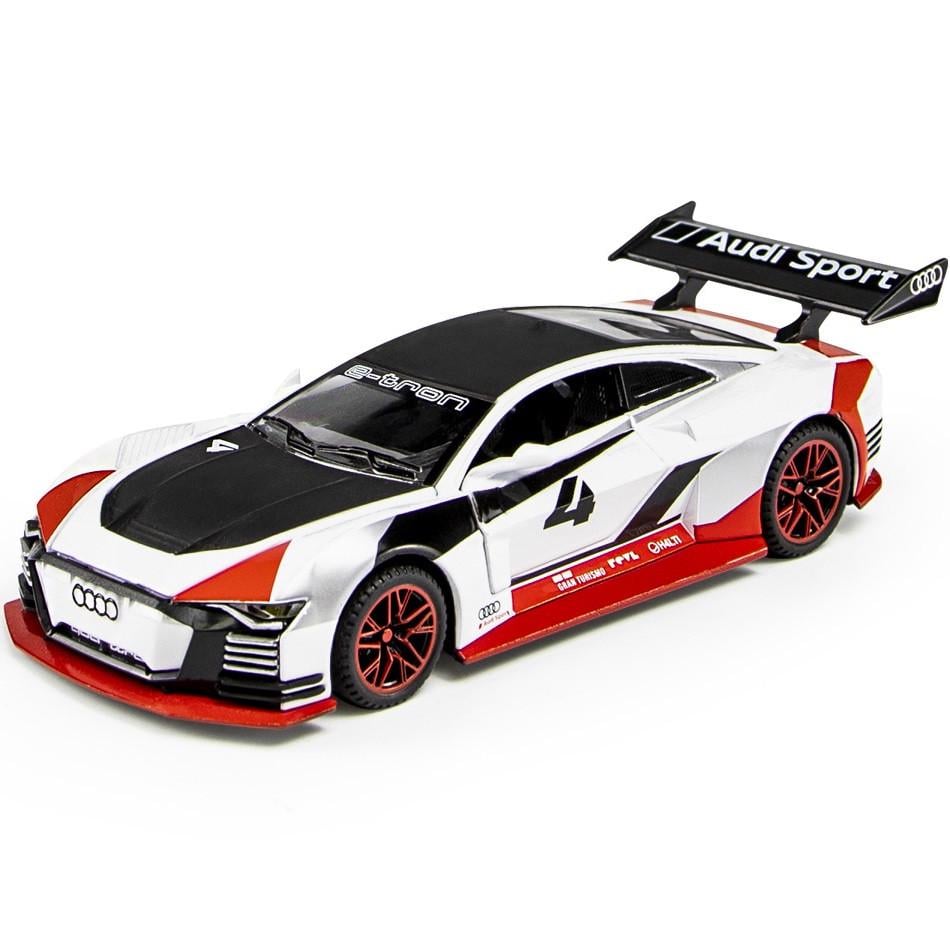 Іграшкова машинка металева AutoExpert Audi E-tron Vision Gran Turismo 1:32 масштабна інерція/звук/світяться фари (28443734) - фото 2 Іграшкова машинка металева AutoExpert Audi E-tron Vision Gran Turismo 1:32 масштабна інерція/звук/світяться фари (28443734) - фото 2