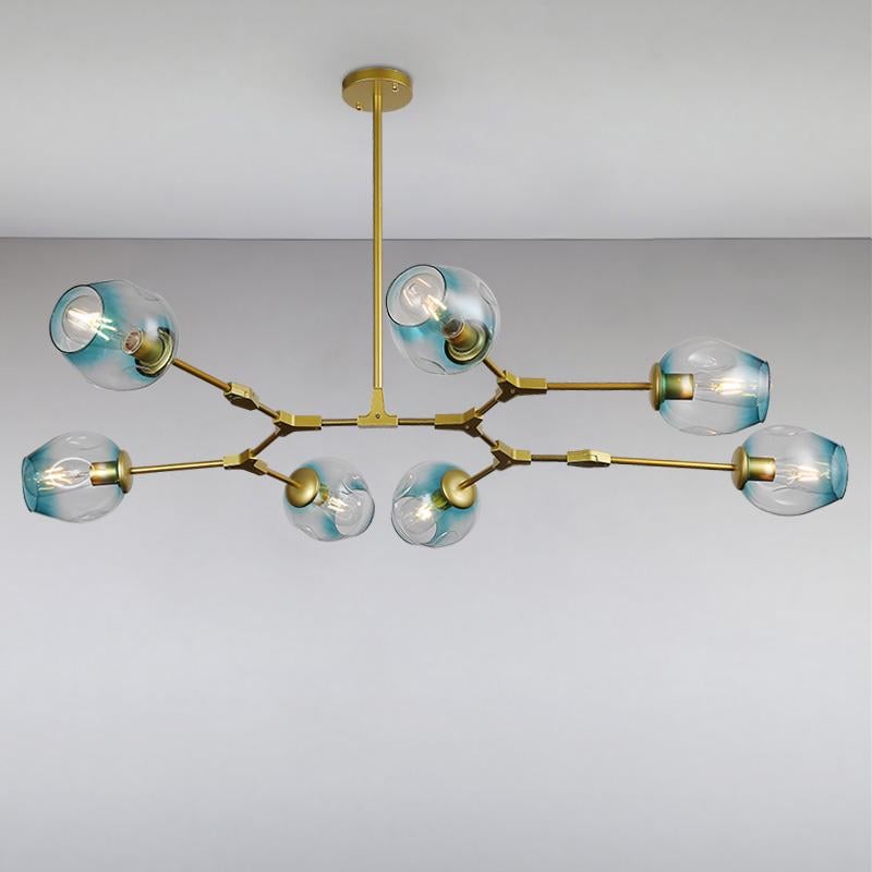 Люстра-молекула подвесная Light House LS-15226-7 Золото (8788)