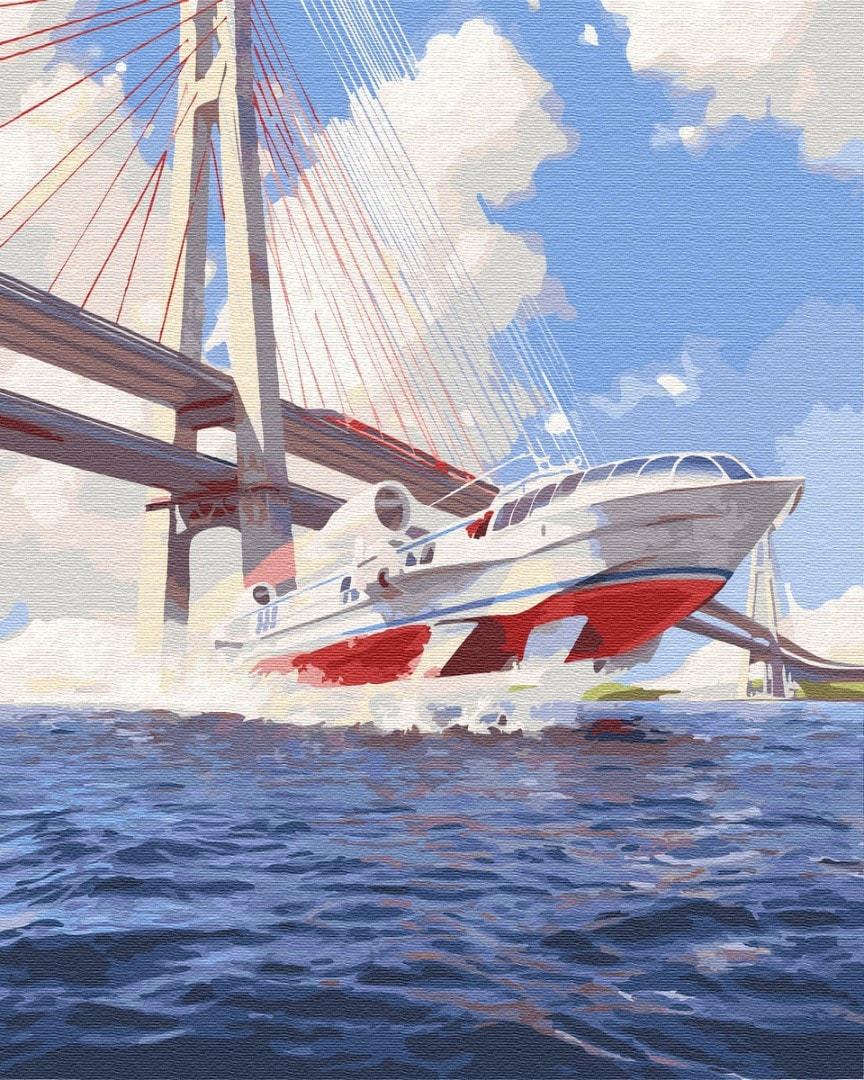 Картина по номерам Brushme GX30178 Катер 40x50 см (1311356263) Картина по номерам Brushme GX30178 Катер 40x50 см (1311356263)