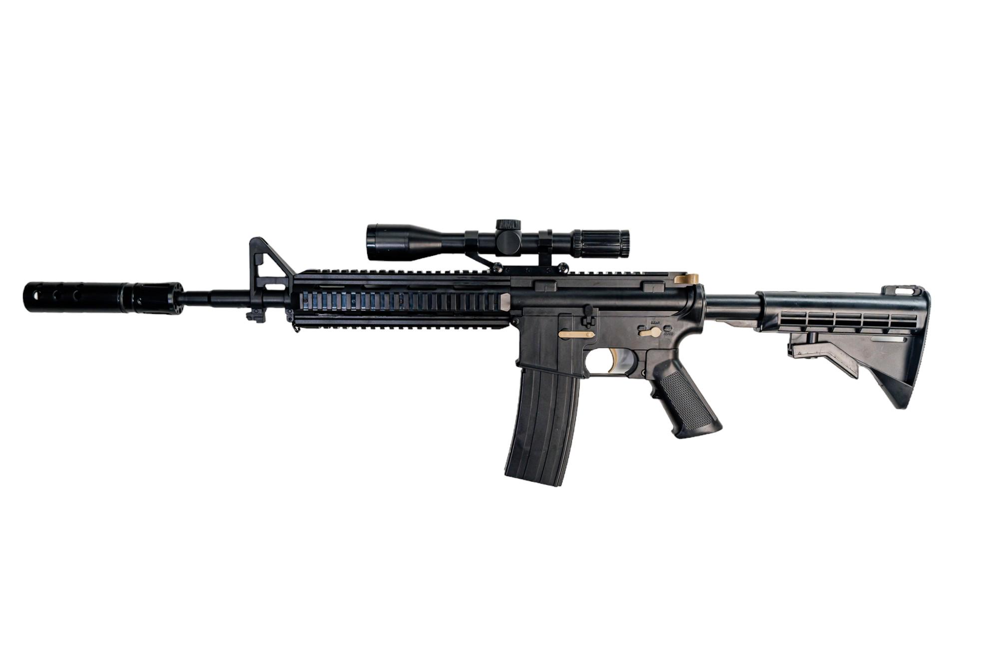 Детское оружие автомат-бластер M416 на орбизах (G860-1)