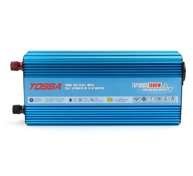 Инвертор Tossa 12-220 V чистый синус 1000 W (PA0001-S)