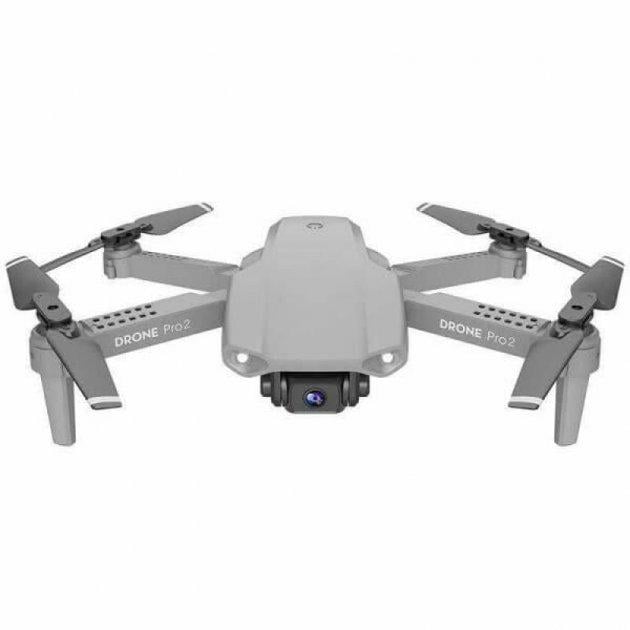 Квадрокоптер SJRC E99 Pro 2 Gray дрон із камерою 4К FPV Optical до 20 хв із кейсом