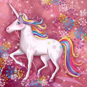 Алмазная мозаика ColorArt Єдинорог 20х20 см (DD1200)