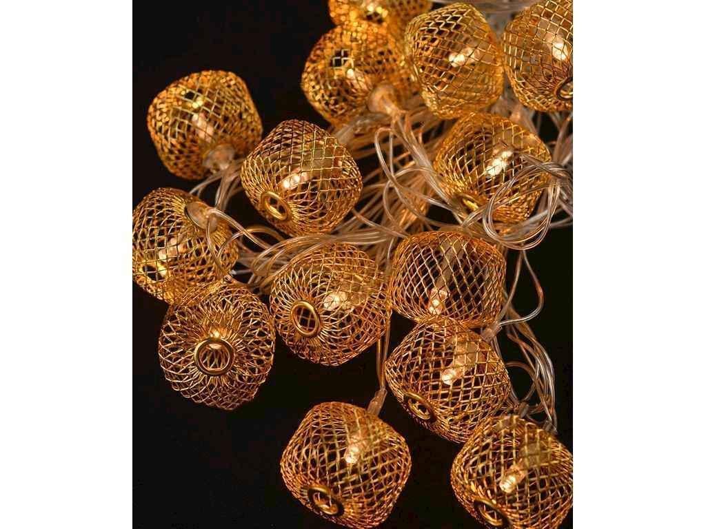 Гирлянда Фигурки 20LED СЕТКА-КОЛЕСО 5 м Теплый белый (1682-07)