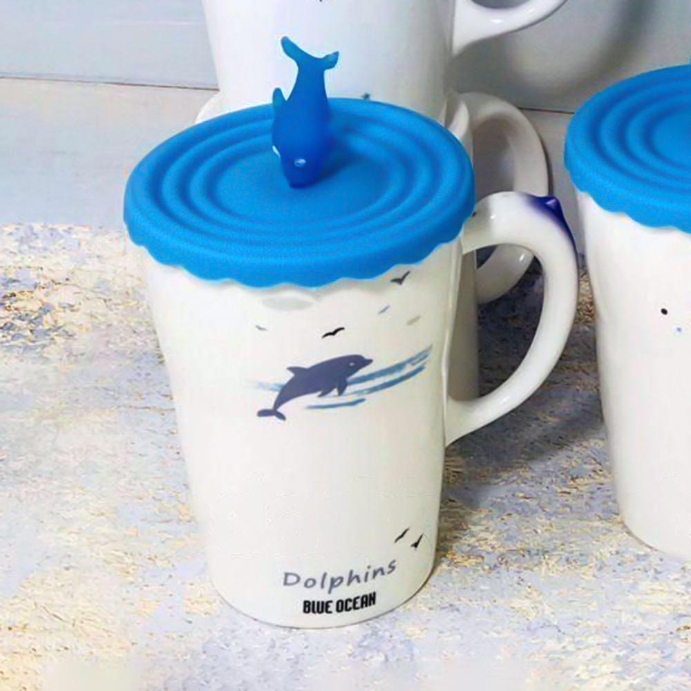 Чашка для чая с крышкой Дельфин 420 мл (21-О8030-2) - фото 6 Чашка для чая с крышкой Дельфин 420 мл (21-О8030-2) - фото 6