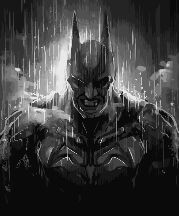 Картина по номерам Strateg Бэтмен 40x50 см (DY163)