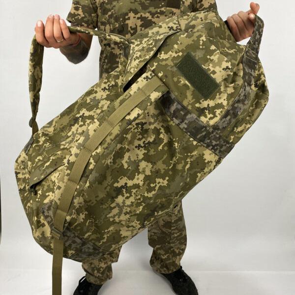 Сумка-баул LeRoy Оксфорд 600D 100 л Pixel (LE2634) - фото 7