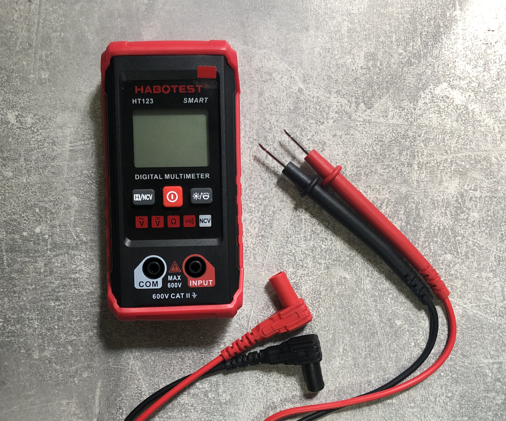 Мультіметр електронний в захисному бампері Habotest HT123 автоматичний з функцією NCV (17010100004) - фото 10 Мультіметр електронний в захисному бампері Habotest HT123 автоматичний з функцією NCV (17010100004) - фото 10
