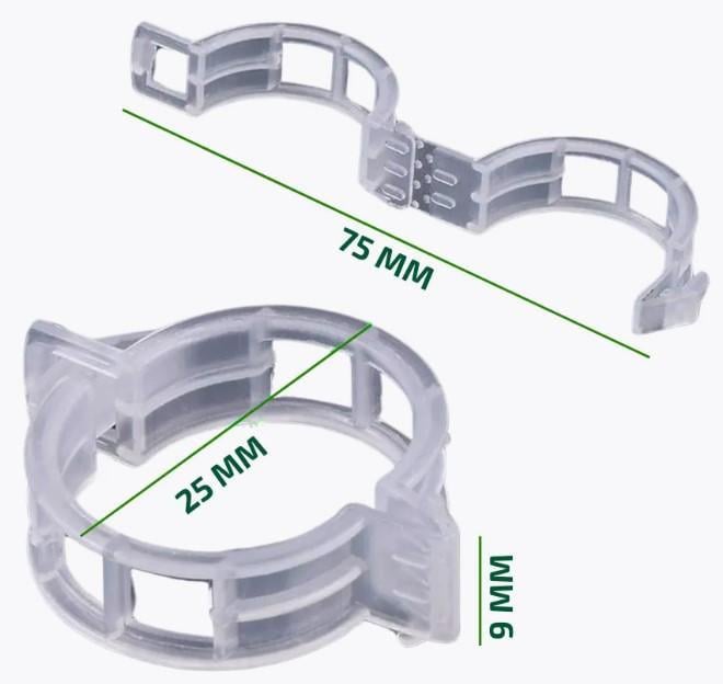 Клипсы для подвязки растений и винограда держатель томатов 25 мм 100 шт. (2104618523) - фото 2 Клипсы для подвязки растений и винограда держатель томатов 25 мм 100 шт. (2104618523) - фото 2