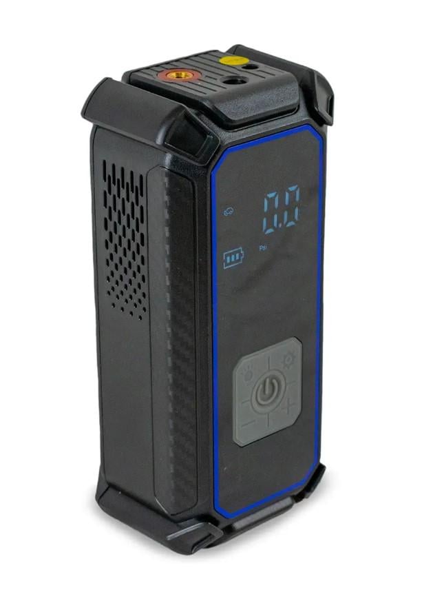 Компрессор автомобильный аккумуляторный KRAISSMANN TRF 121 8,3 бар/120 PSI USB-C Компрессор автомобильный аккумуляторный KRAISSMANN TRF 121 8,3 бар/120 PSI USB-C