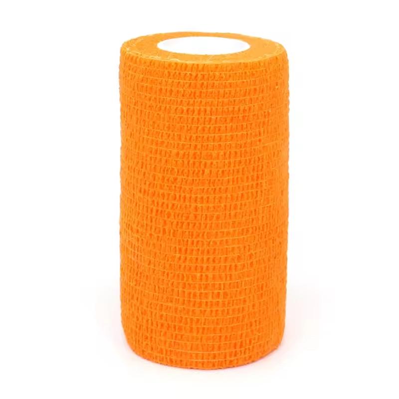 Бінт самоклеючий еластичний фіксуючий 10 см 4,5 м Апельсиновий (2663173600) - фото 1 Бінт самоклеючий еластичний фіксуючий 10 см 4,5 м Апельсиновий (2663173600) - фото 1