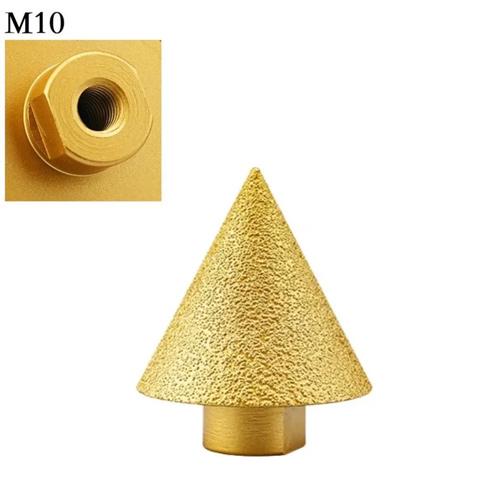 Фреза алмазна конусна для дриля по кераміці/граніту 2-38 мм M10 Gold (927098) - фото 2 Фреза алмазна конусна для дриля по кераміці/граніту 2-38 мм M10 Gold (927098) - фото 2