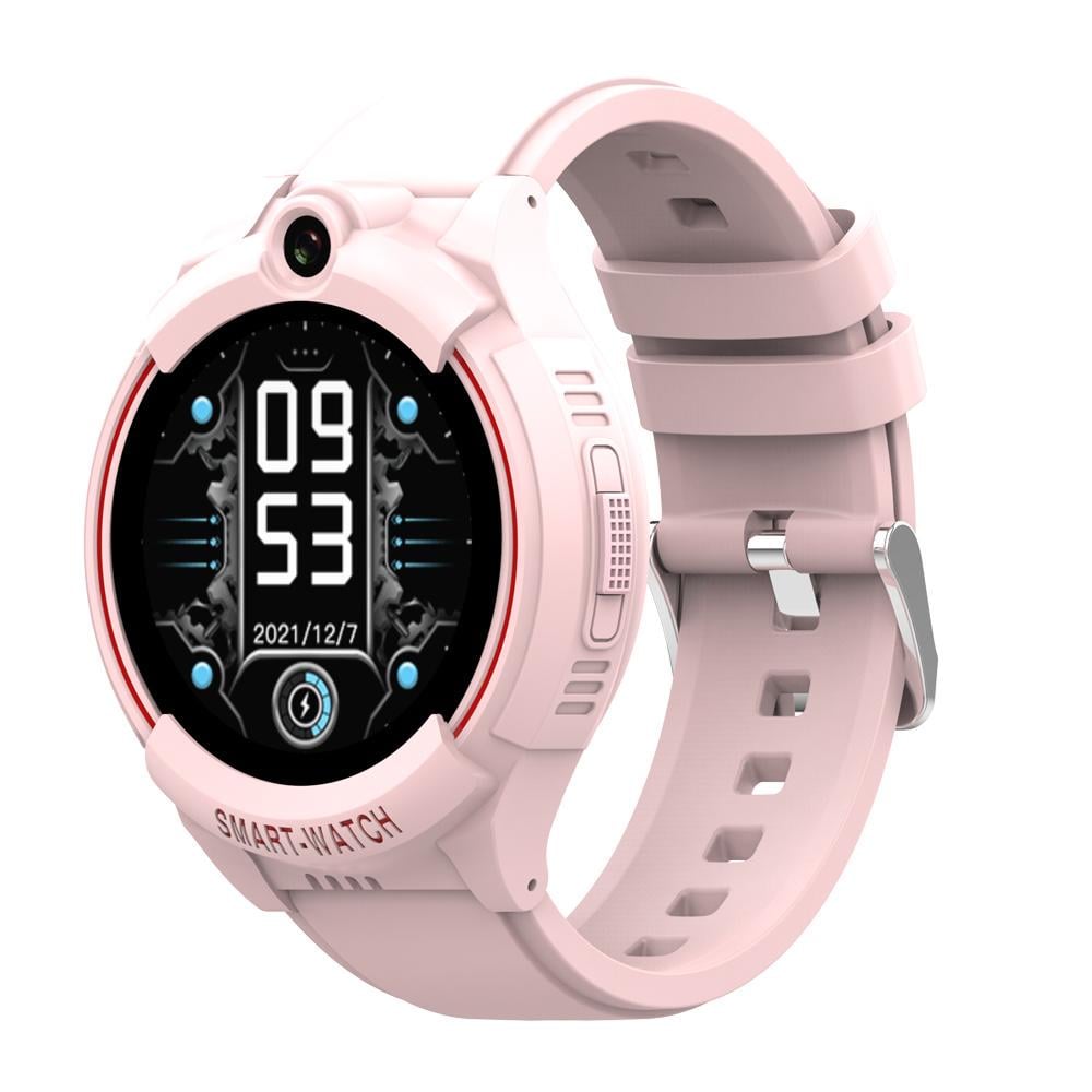 Смарт-часы детские Lemfo Y05 с GPS/4G звонками/видеосвязью/прослушкой/камерой/аккумулятором 1000 mAh Розовый (8668655)