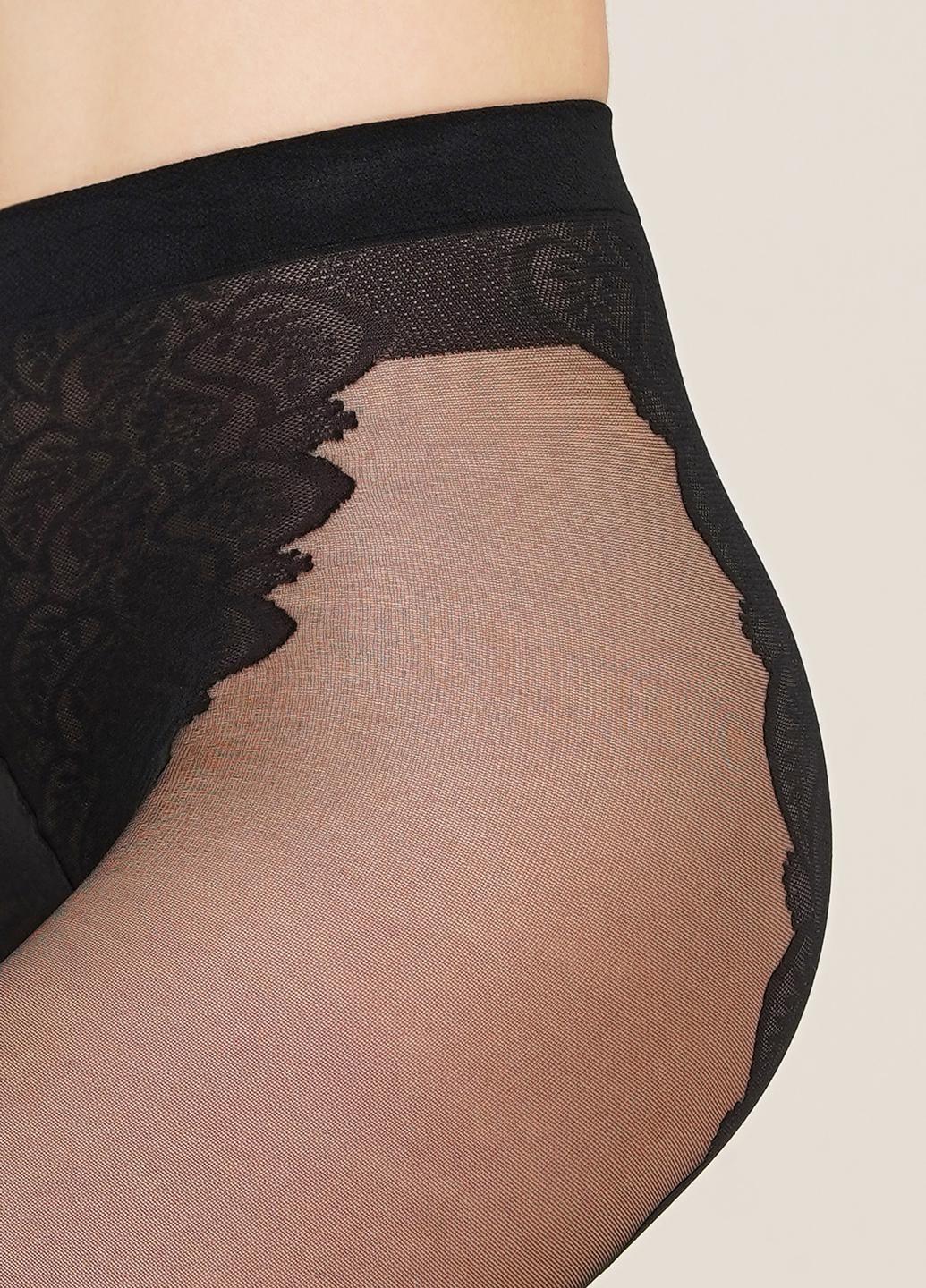 Колготки с ажурными трусиками Giulia BIKINI 20 den р. 5 Nero (4824092007152) - фото 2 Колготки с ажурными трусиками Giulia BIKINI 20 den р. 5 Nero (4824092007152) - фото 2