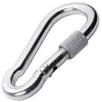 Карабин с фиксатором 8 мм*80 мм - фото 2 Карабин с фиксатором 8 мм*80 мм - фото 2