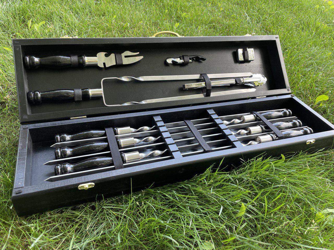 Набор шампуров в кейсе ML Box S