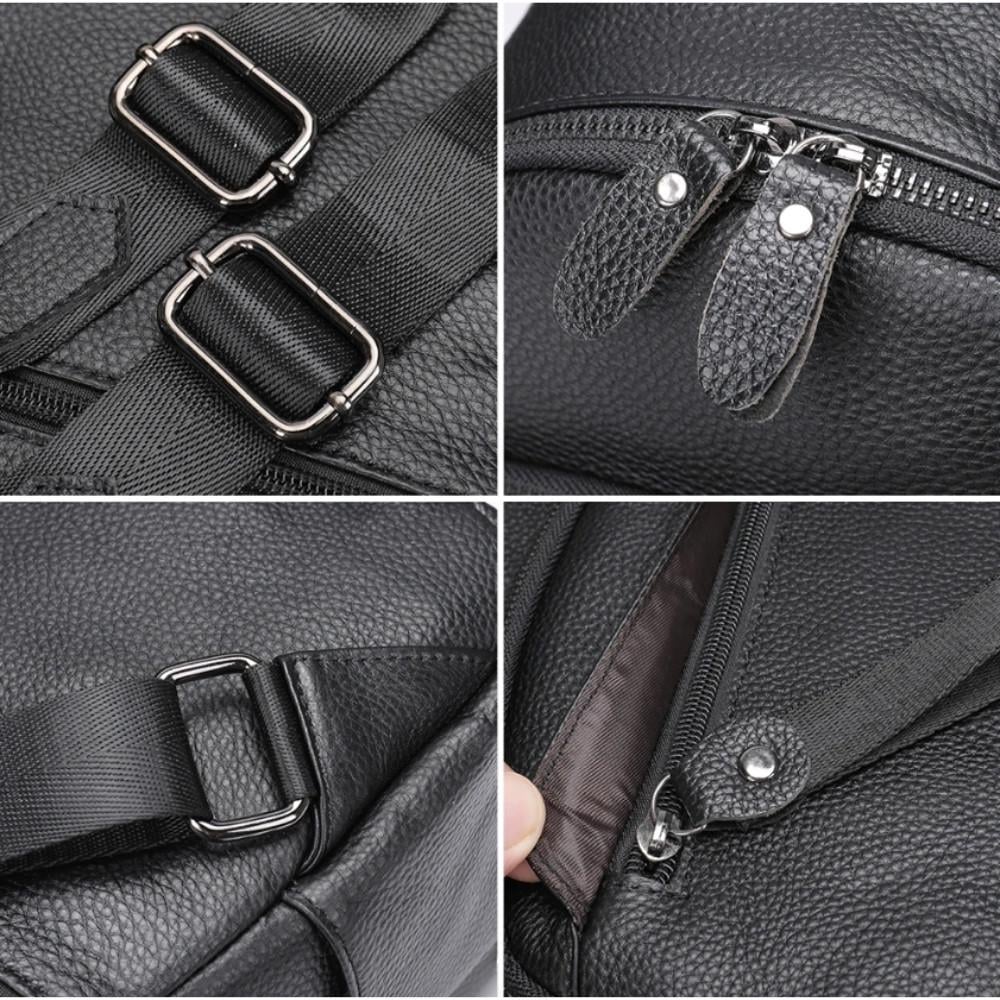 Рюкзак жіночий Lorian з натуральної шкіри на одне велике відділення Чорний (LR 25319-black) - фото 10 Рюкзак жіночий Lorian з натуральної шкіри на одне велике відділення Чорний (LR 25319-black) - фото 10