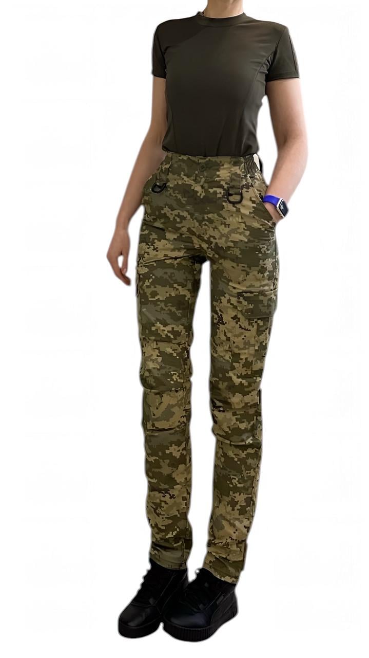 Штани військові жіночі стрейч р. 54 Піксель (2208532108)