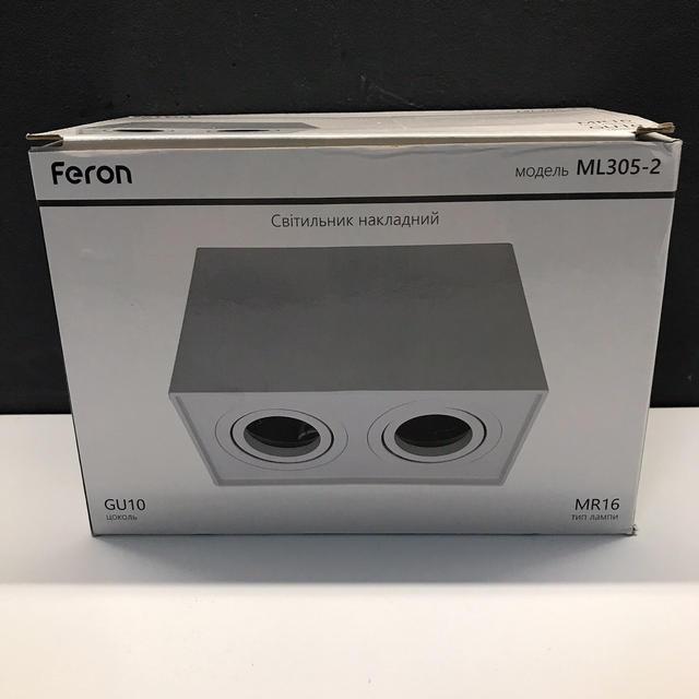 Світильник точковий під лампу Feron ML305-2 Білий (40015) - фото 3 Світильник точковий під лампу Feron ML305-2 Білий (40015) - фото 3