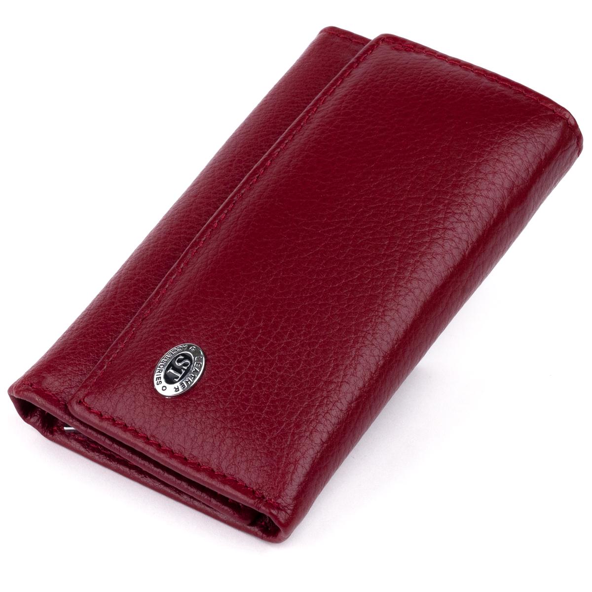 Кошелек ST Leather 19226 натуральная кожа Бордовый (47164)