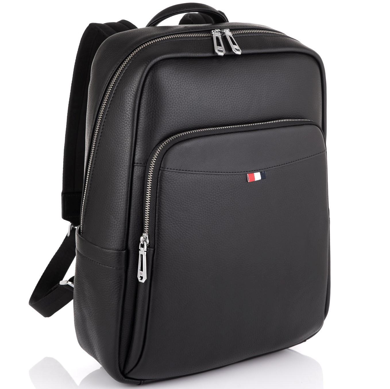 Городской рюкзак для ноутбука мужской Royal Bag N2-191229-3A Черный (4824)