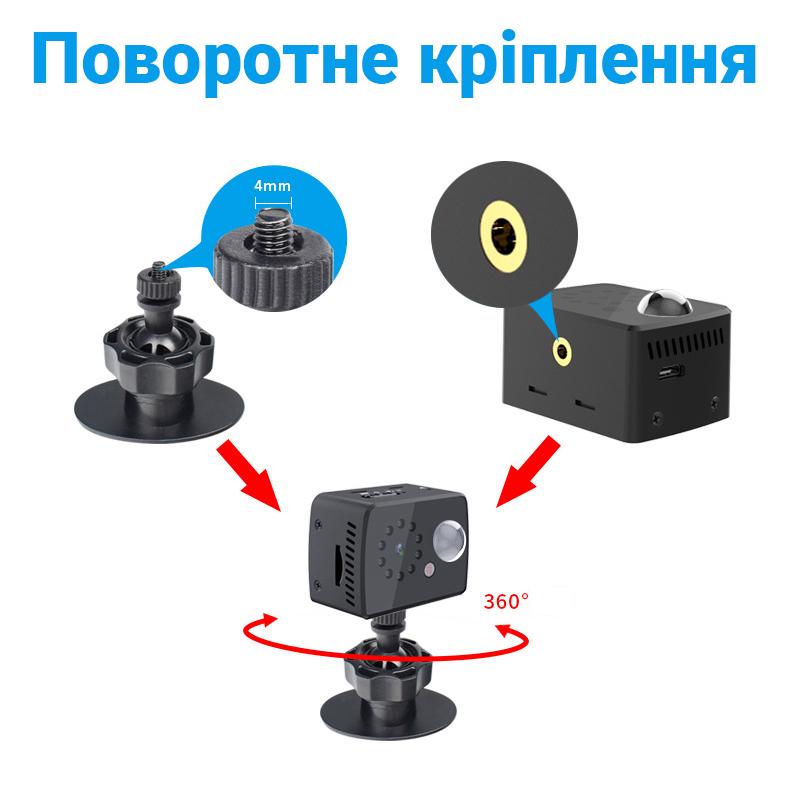 Мини камера MD20 с датчиком движения и записью с ночным виденьем - фото 11 Мини камера MD20 с датчиком движения и записью с ночным виденьем - фото 11