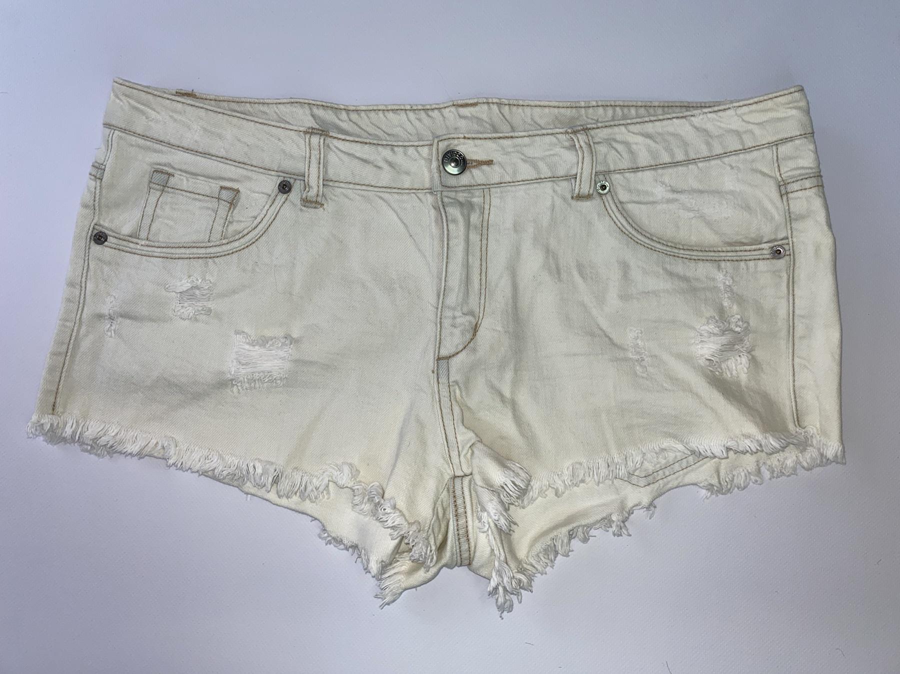 Шорты джинсовые р. 42 Кремовый (1976361abr)