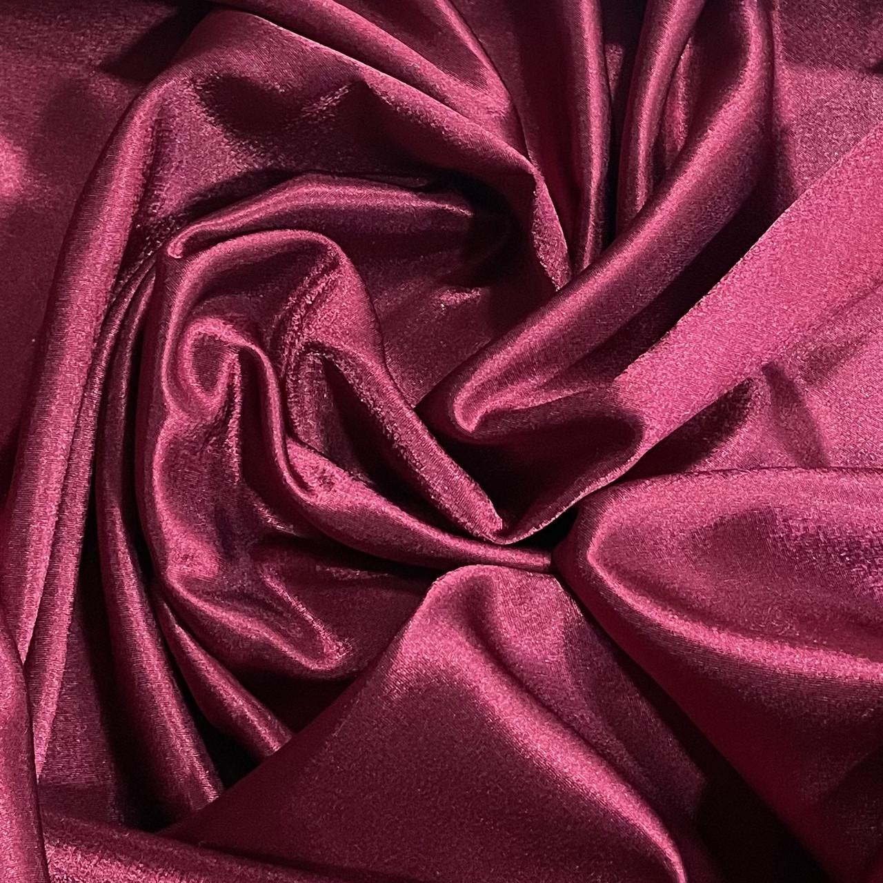 Ткань атлас креп-сатин Бордовый (24479411)