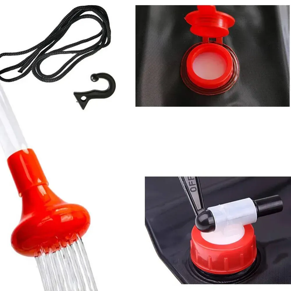 Душ туристичний переносний для кемпінгу Bass Polska 8148 25 л Чорний - фото 5 Душ туристичний переносний для кемпінгу Bass Polska 8148 25 л Чорний - фото 5