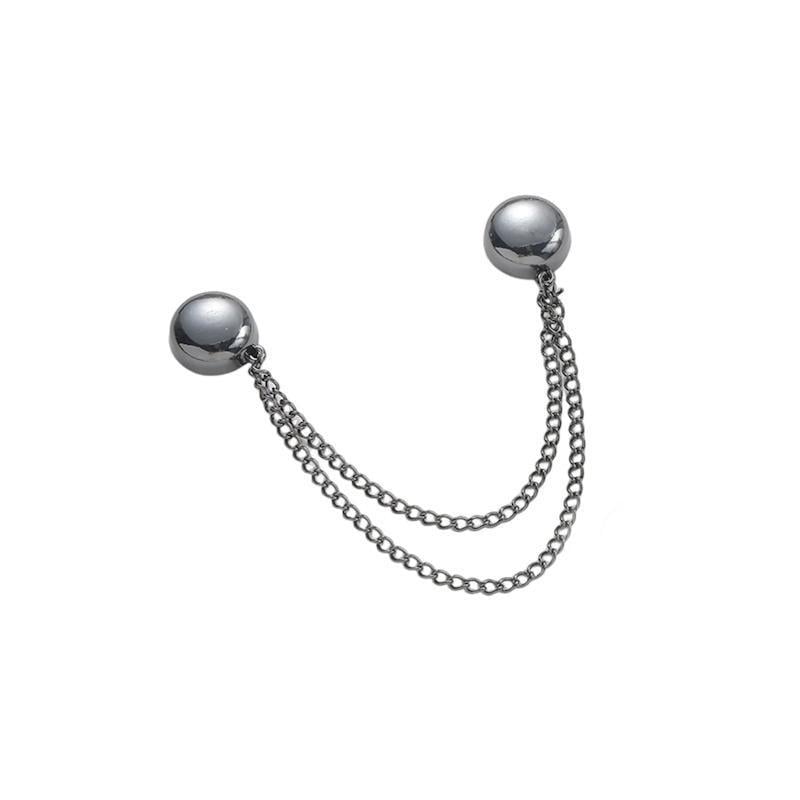 Магнитный зажим цепочка для одежды 1 шт. Черный (2789190536)