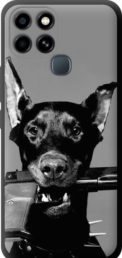 Чехол на Infinix Smart 6 Доберман (2745b-2758-42517)