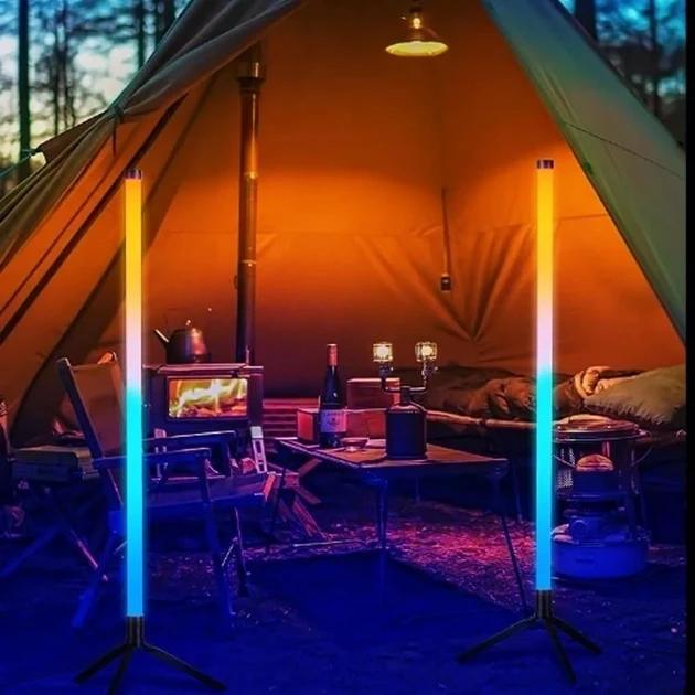 Торшер напольный угловой LED RGB с пультом управления Белый (2185-5) - фото 3 Торшер напольный угловой LED RGB с пультом управления Белый (2185-5) - фото 3