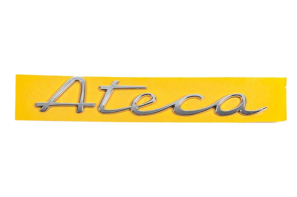 Надпись Ateca Davs Auto для Seat Ateca abs-пластик Хром