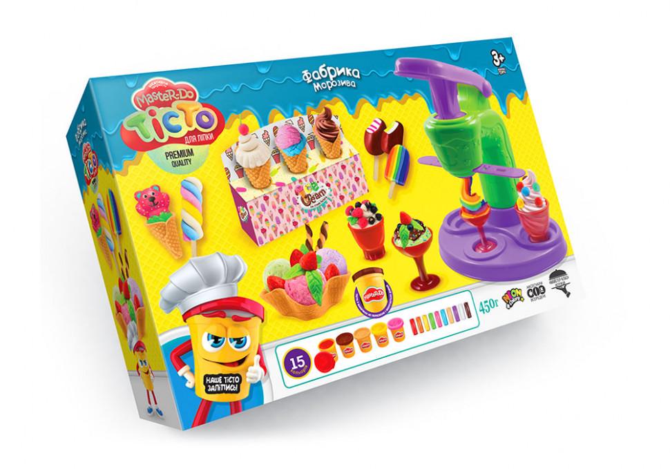 Дитяче тісто для ліплення Danko Toys Master Do TMD-06-01 Фабрика морозива з пресом (RLT7871)