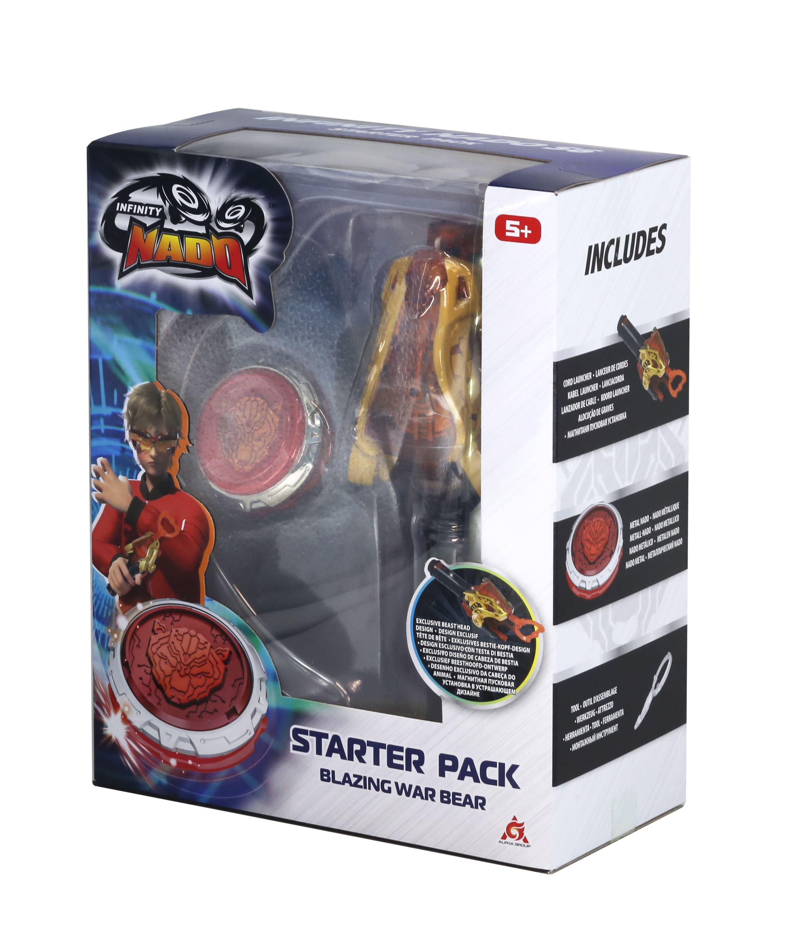 Дзига Infinity Nado VI Starter Pack Палаючий Бойовий Ведмідь (EU654112) - фото 8