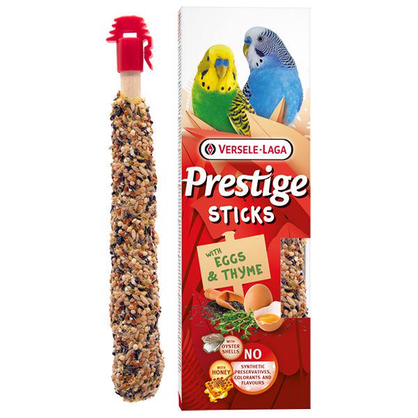 Лакомство для волнистых попугаев Versele-Laga Prestige Sticks Small Parrot Eggs&Thyme Яйца и Тимьян в стиках 2х30 г (223543) - фото 2