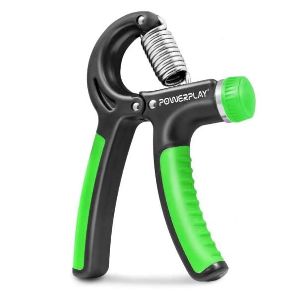Эспандер кистевой PowerPlay PP-4323 Strength Grip с регулируемой нагрузкой 10-40 кг Черно-зеленый (PP_4323_Bl/Green)