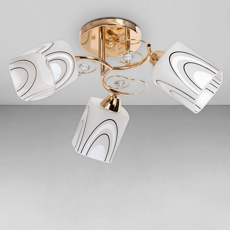 Люстра стельова Light House SH-17001/3F Золотий