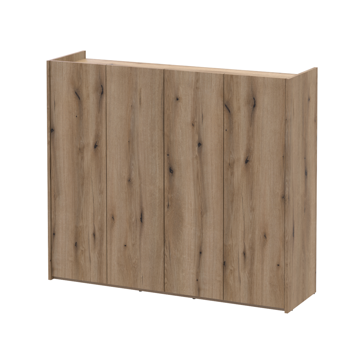 Тумба для взуття Doros Кассель 4 ДСП 128х40х110 см Дуб Евок (41516214) - фото 1 Тумба для взуття Doros Кассель 4 ДСП 128х40х110 см Дуб Евок (41516214) - фото 1