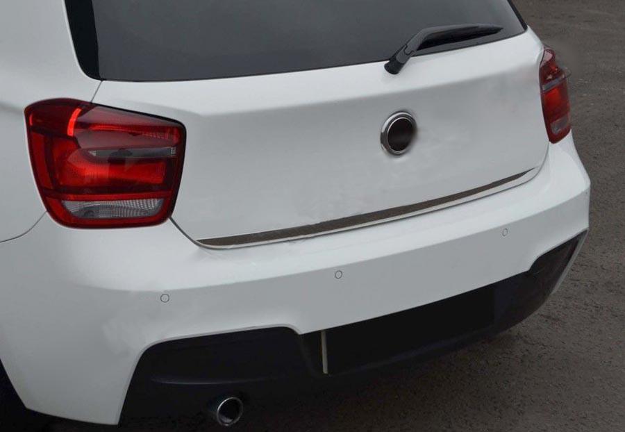 Кромка багажника Omsa Line для BMW 1 серия F20/21 2011-2019 гг. нержавеющая сталь Хром